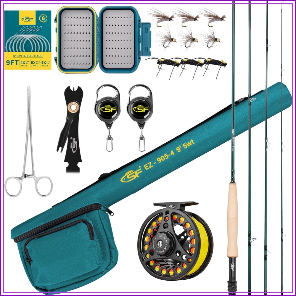 Reel Case - Fly Fishing Rod Combo Starter Kit