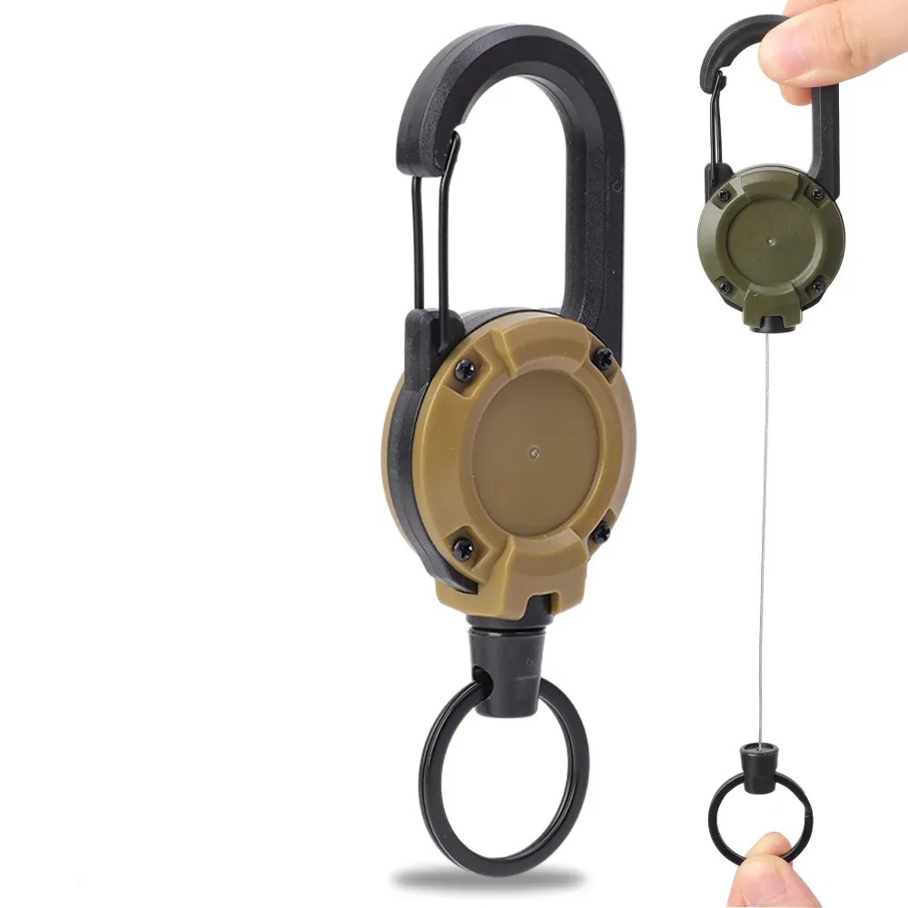Tactical Retractable Carabiner - Conventional Reel avaliação e preço
