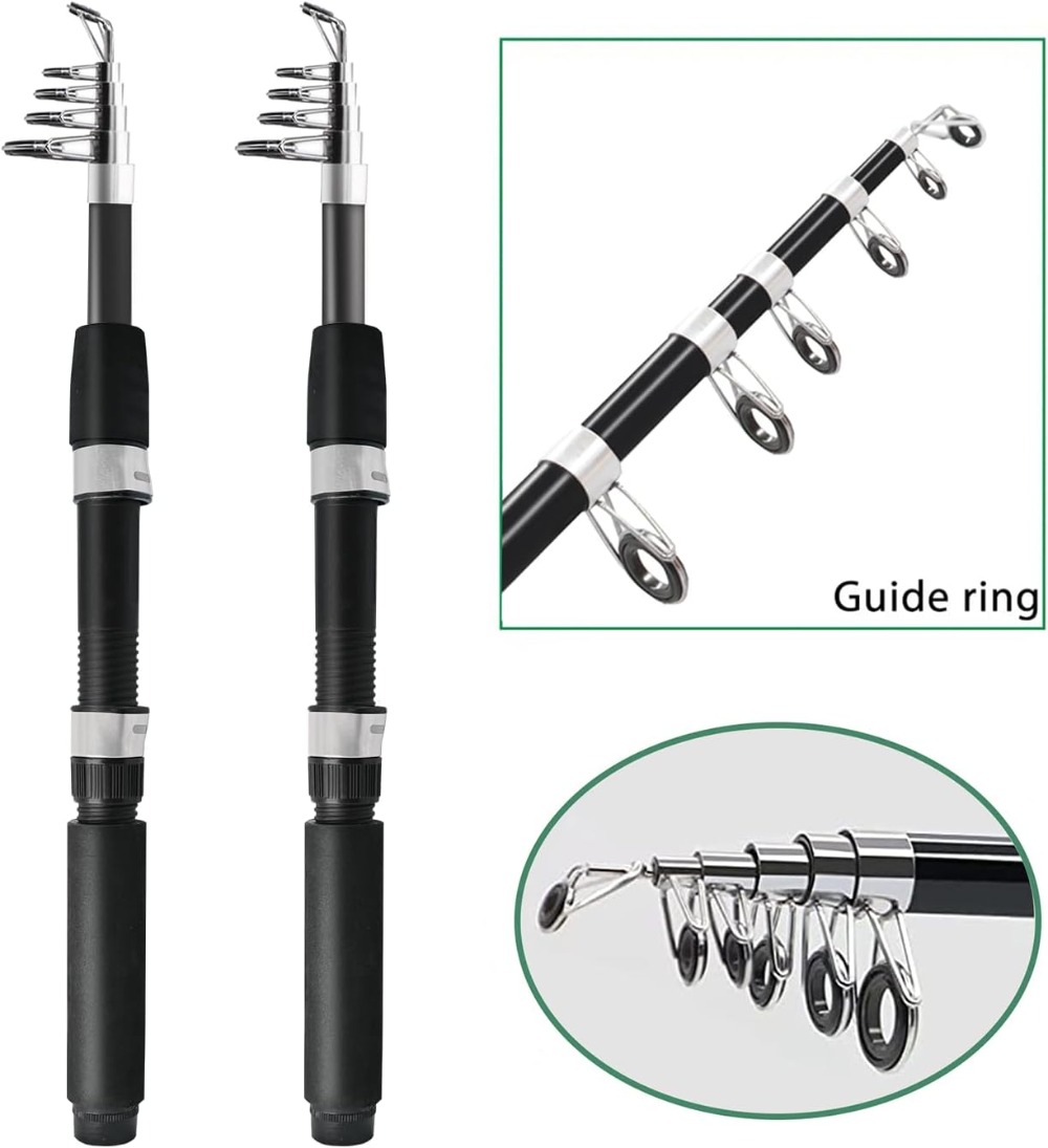 Fishing Pole Combo 6.9ft 2Pcs  - Reel Bag avaliação e preço