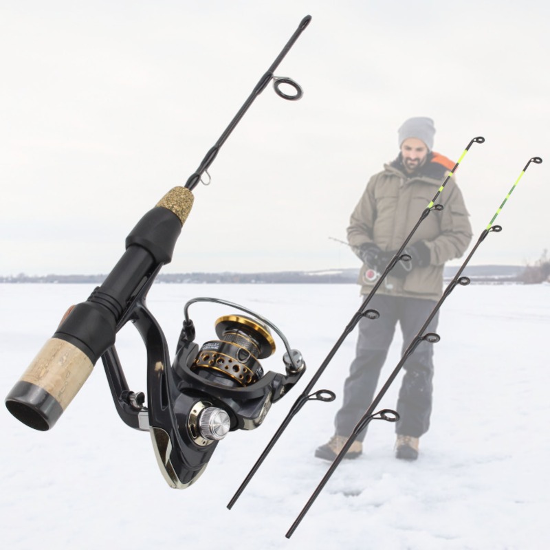 60cm 2 Tips Rod Reel Combos Wi - Ice Fishing Reel avaliação e preço