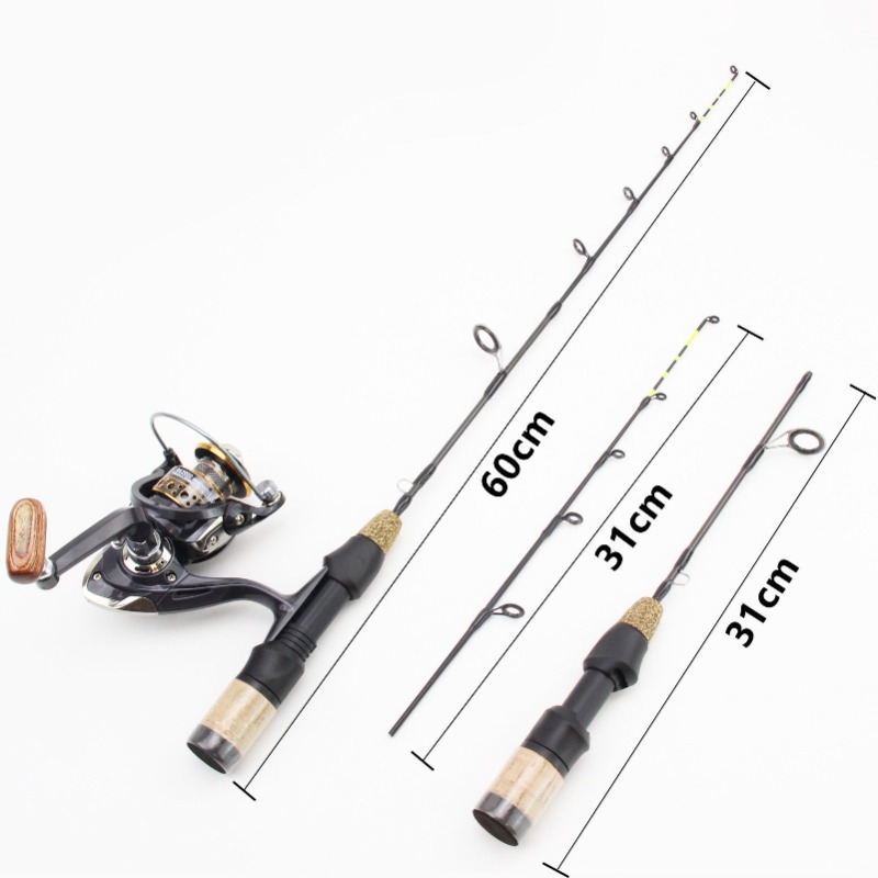 60cm 2 Tips Rod Reel Combos Wi - Ice Fishing Reel avaliação e preço