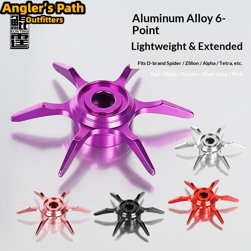 Six Star Drag Knob Enlarged Al - Reel Drag Knob avaliação e preço