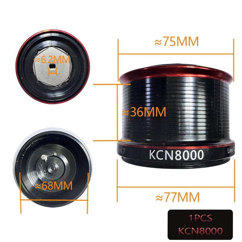 KCN6000 KCN8000 KCN10000 Spare - Reel Spare Spool avaliação e preço
