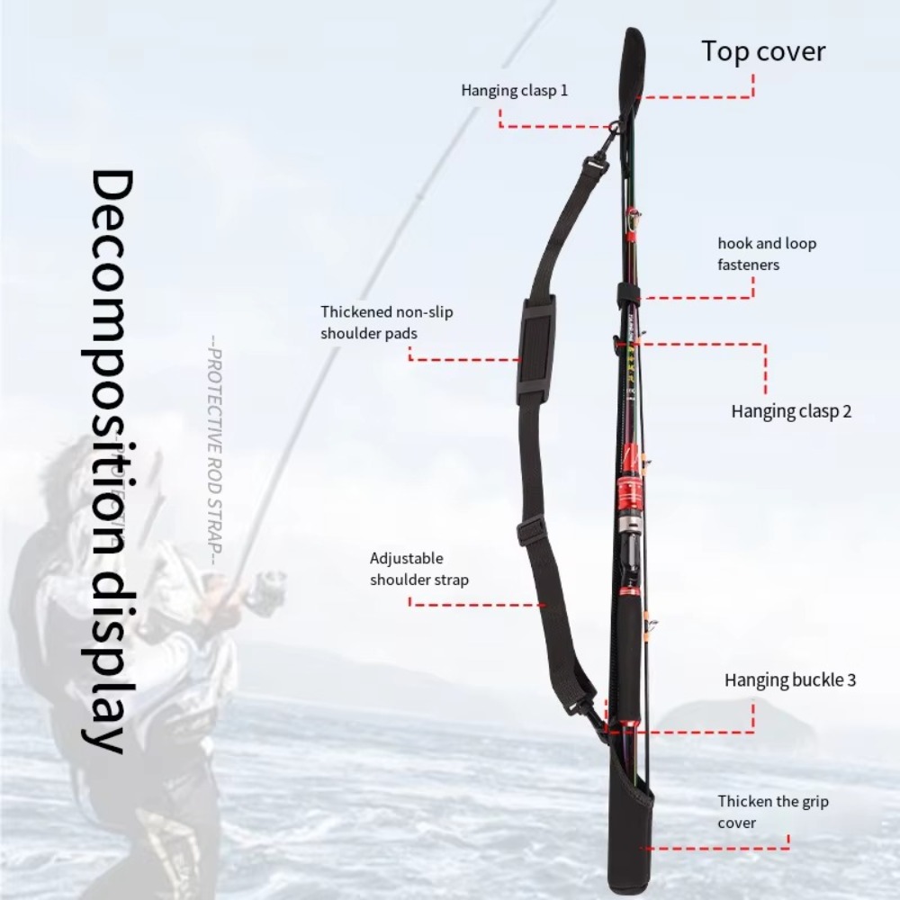 Adjustable Fishing Rod Storage - Reel Bag avaliação e preço