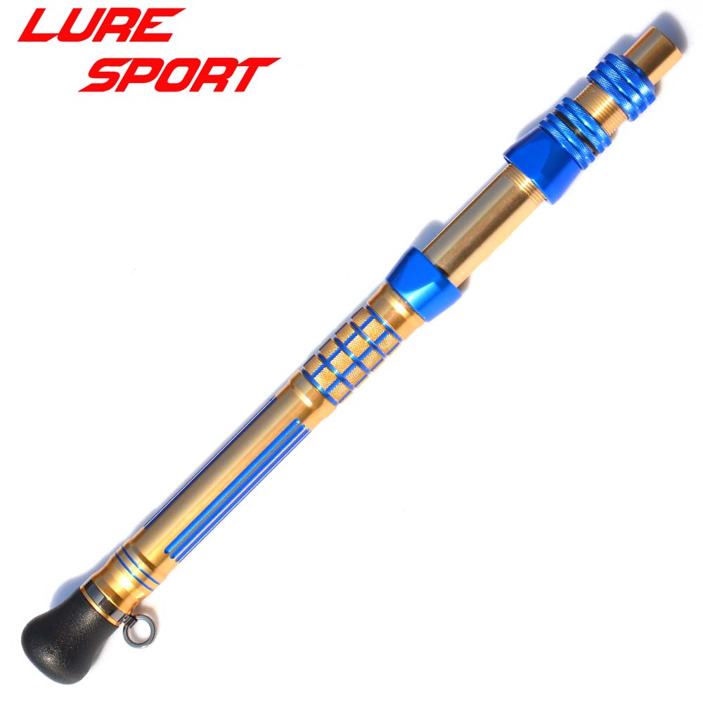 LURESPORT 40cm Gold and Blue L - Trolling Reel avaliação e preço