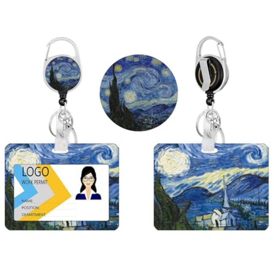 2 Pack ID Badge Holder with Re - Reel Oil avaliação e preço
