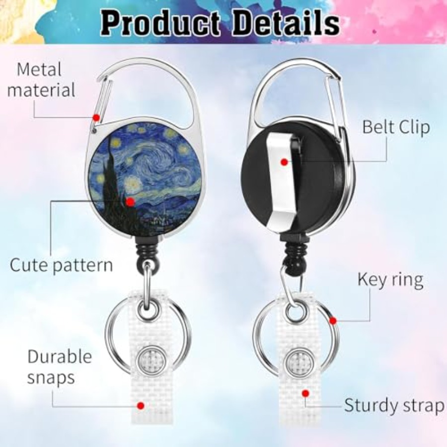 2 Pack ID Badge Holder with Re - Reel Oil avaliação e preço