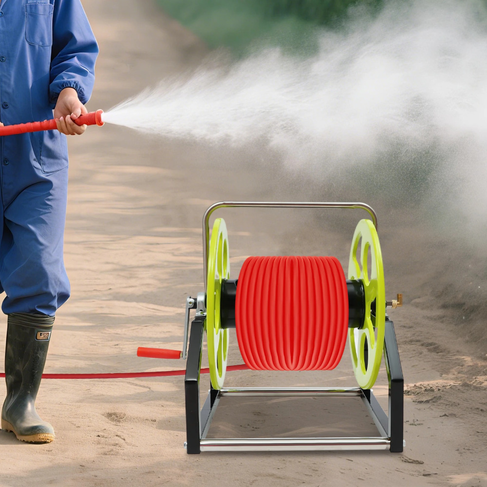 Garden Hose Reel, 360° Wall Mo - Reel Handle avaliação e preço