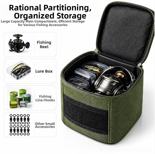 Waterproof Tackle Bag for Angl - Reel Bag avaliação e preço