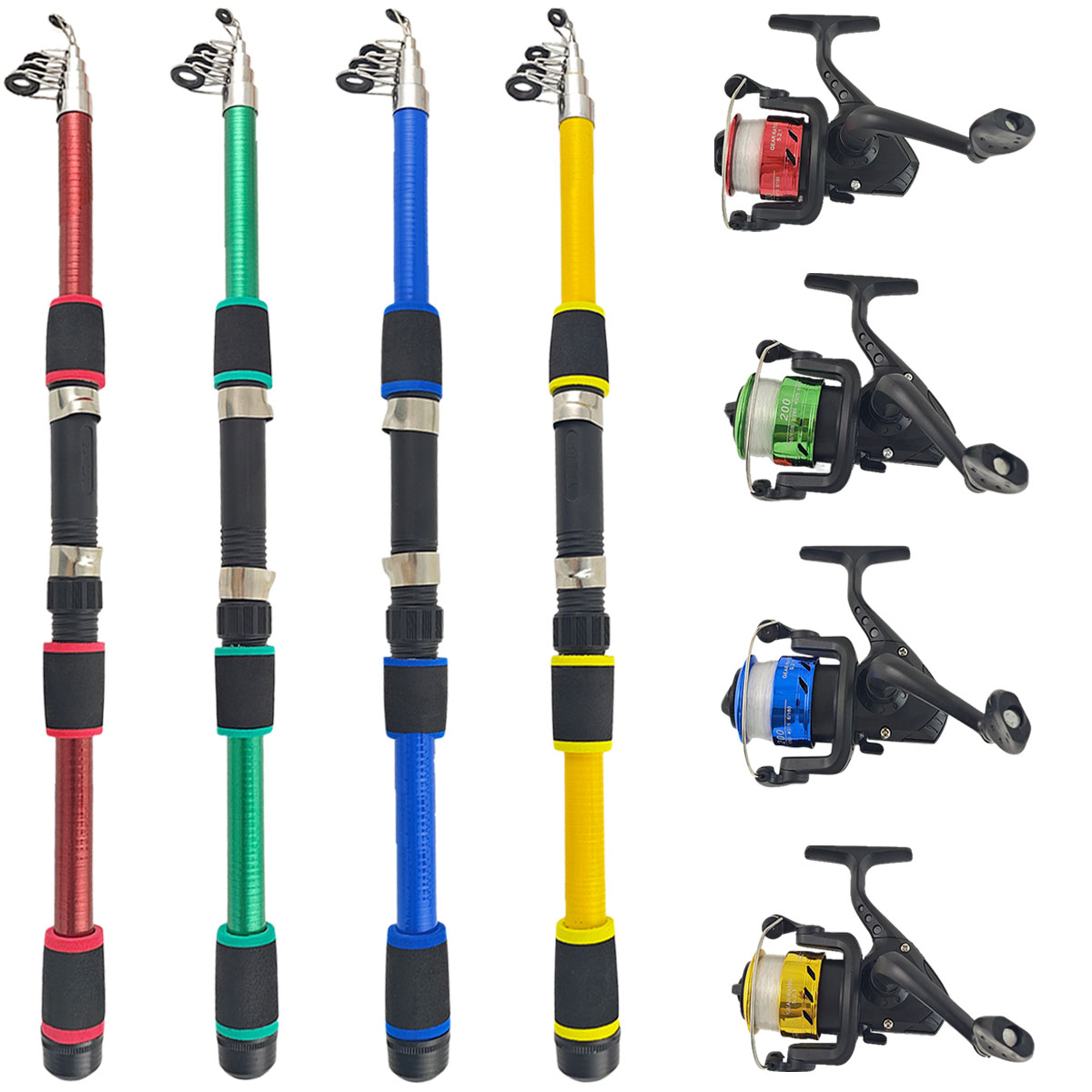 Mini Telescopic Sea Fishing Ro - Reel Bag avaliação e preço
