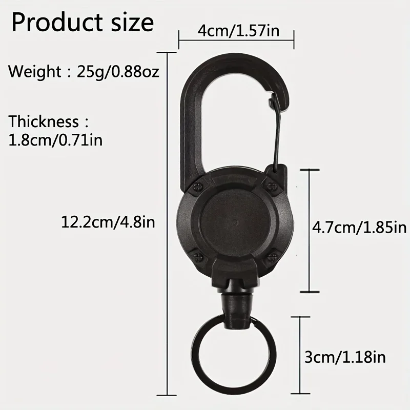 1/2/4pcs Extendable Retractabl - Reel Bag avaliação e preço