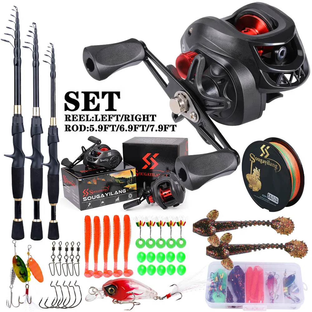 Sougayilang Fishing Rod and Re - Spincast Reel avaliação e preço