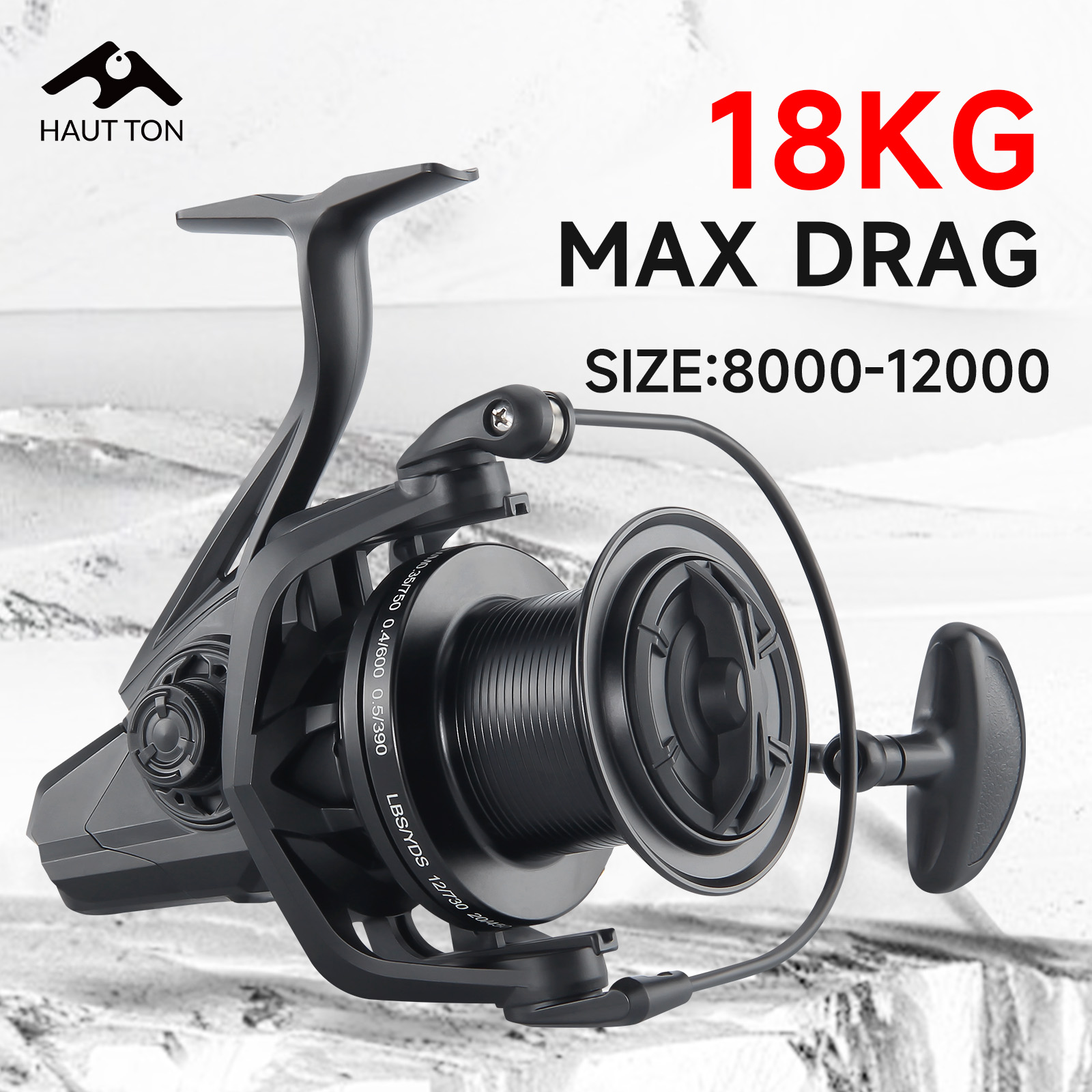 HAUT TON BLACK 12000/14000 Sur - Surf Reel avaliação e preço