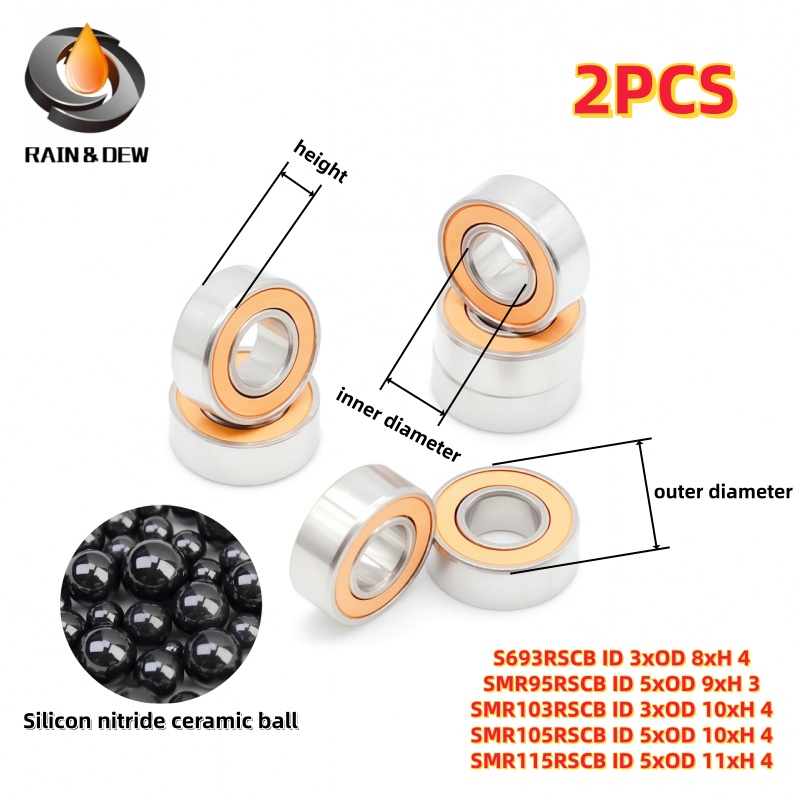 2PCS Miniature Ball Bearing 3x - Spinning Reel avaliação e preço