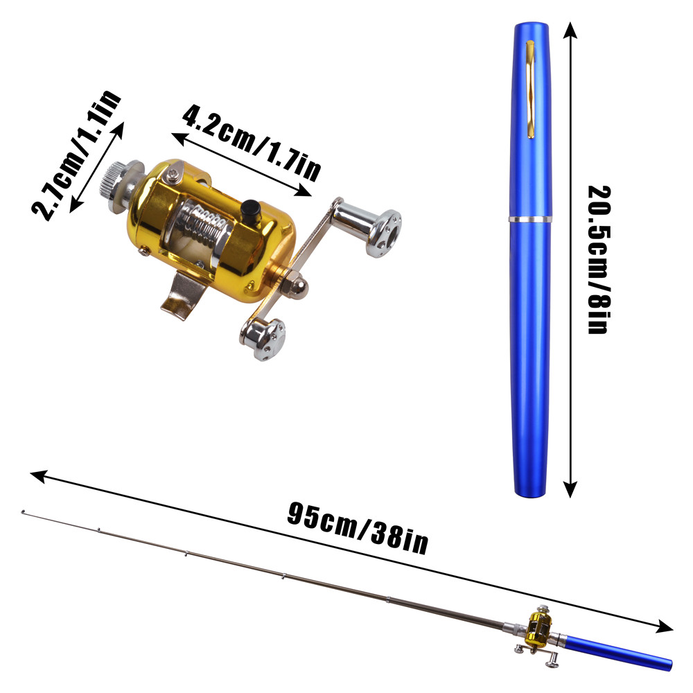 Mini ice fishing rod Combo wit - Ice Fishing Reel avaliação e preço