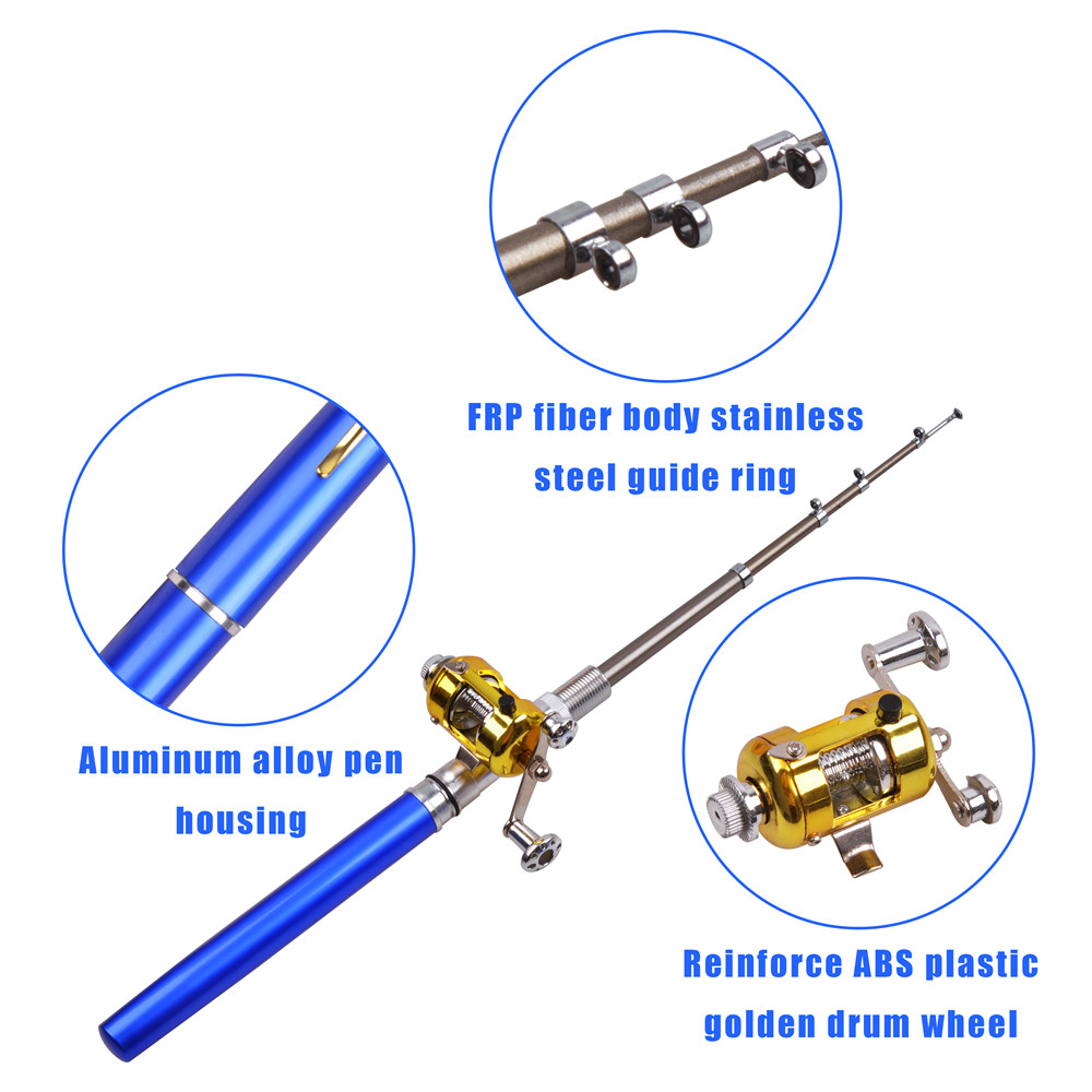 Mini ice fishing rod Combo wit - Ice Fishing Reel avaliação e preço